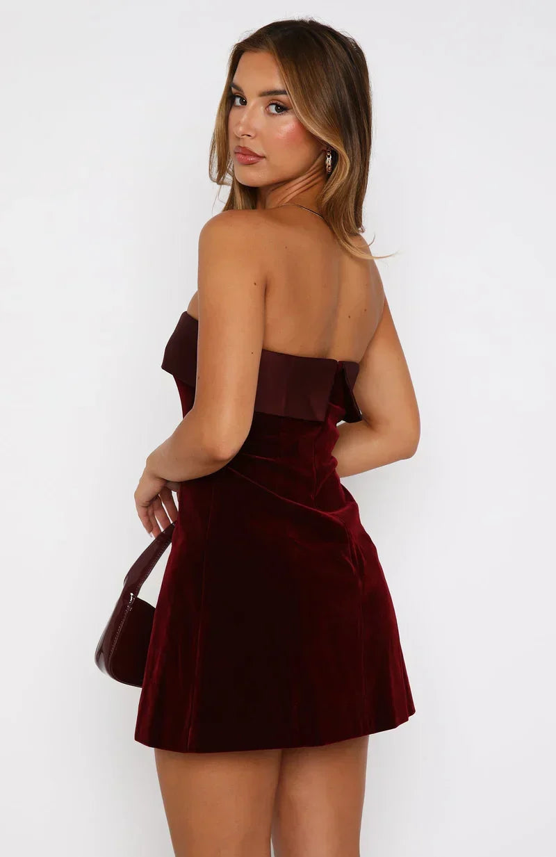 Tessa Mini Velvet Dress
