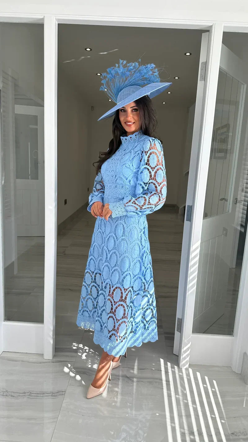 Acia Long Sleeve Lace Dress