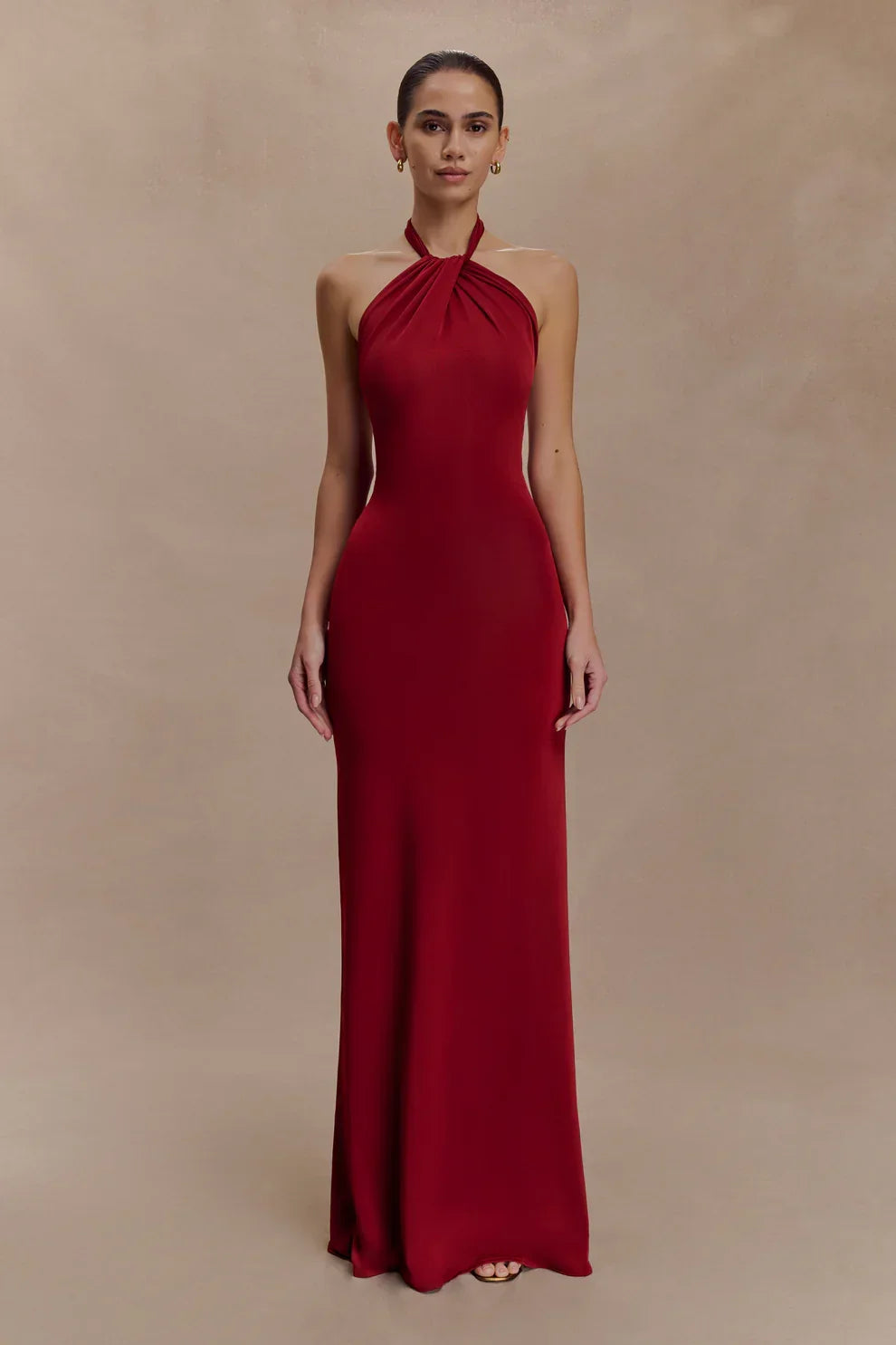 Seta Halter Maxi Dress