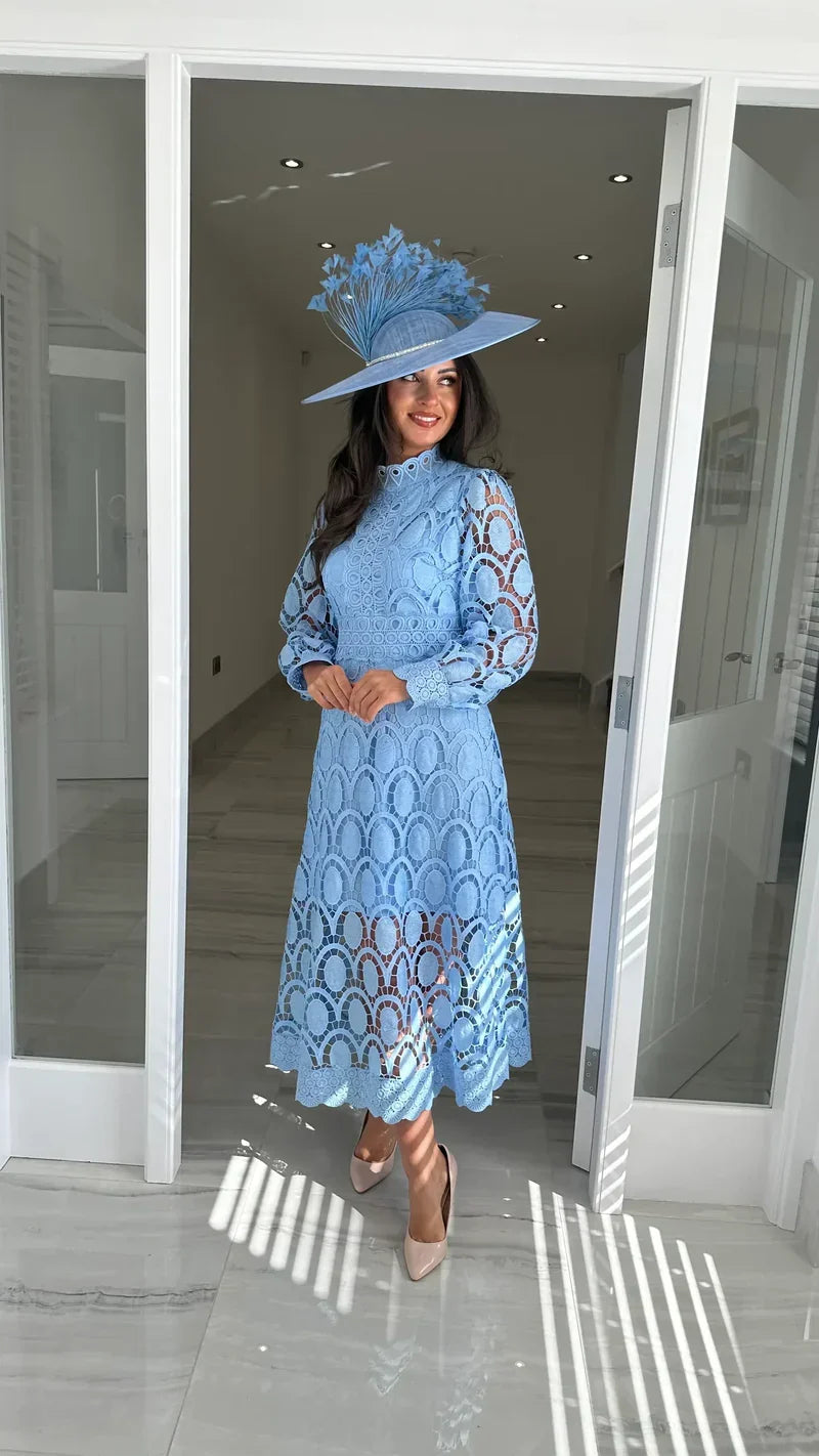 Acia Long Sleeve Lace Dress