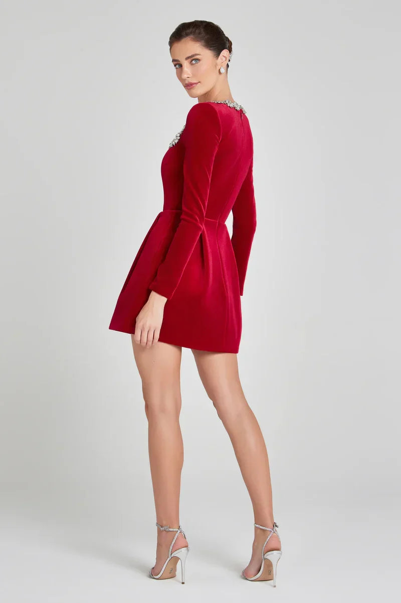 The Elodie Velvet Dress
