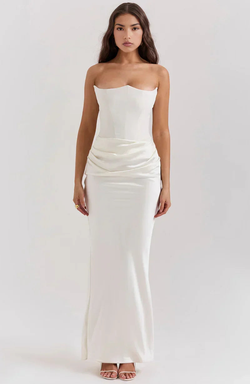 Bella Elegant Strapless Dress