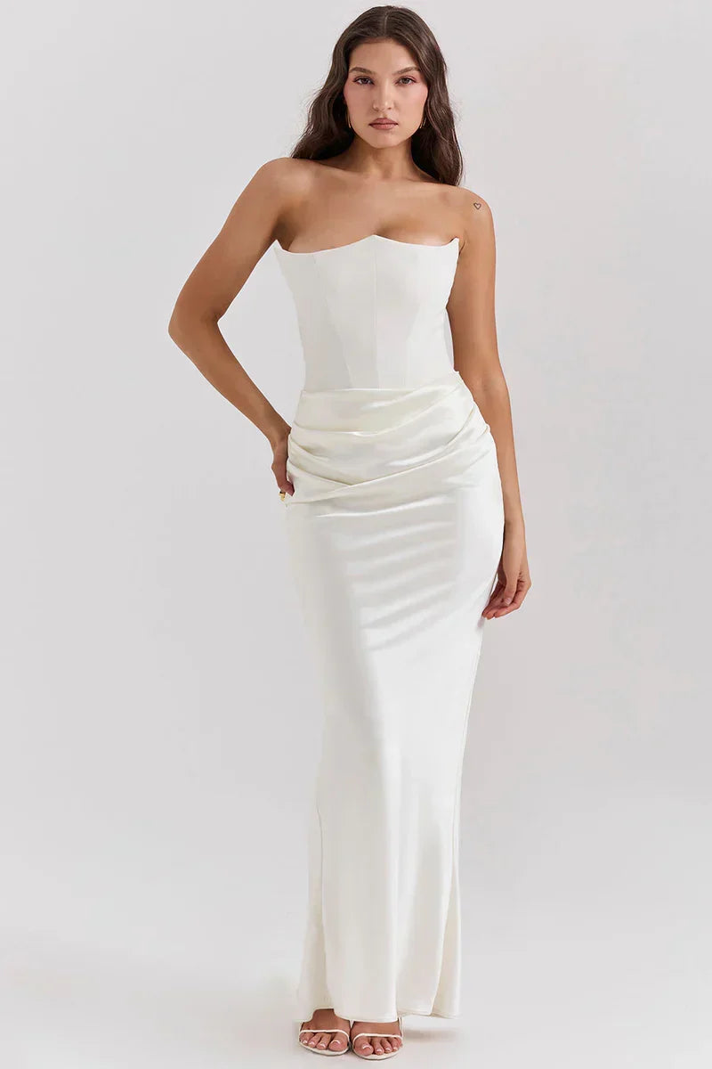 Bella Elegant Strapless Dress