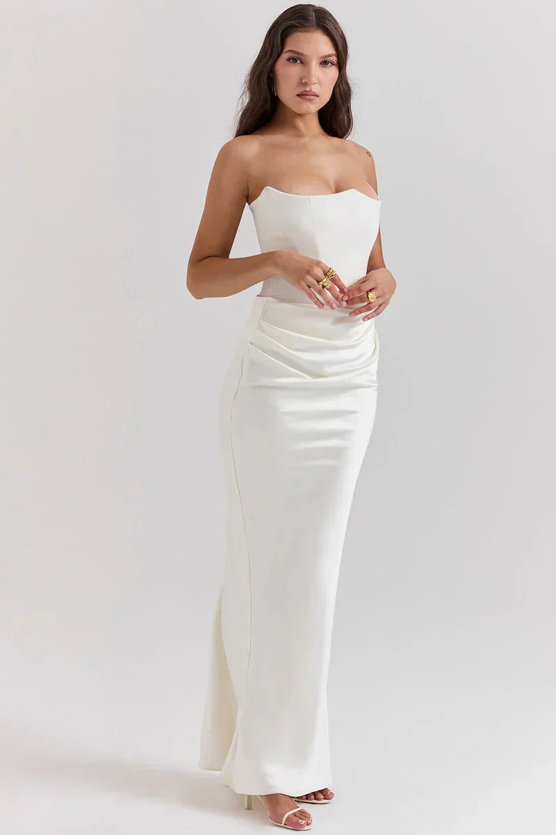 Bella Elegant Strapless Dress
