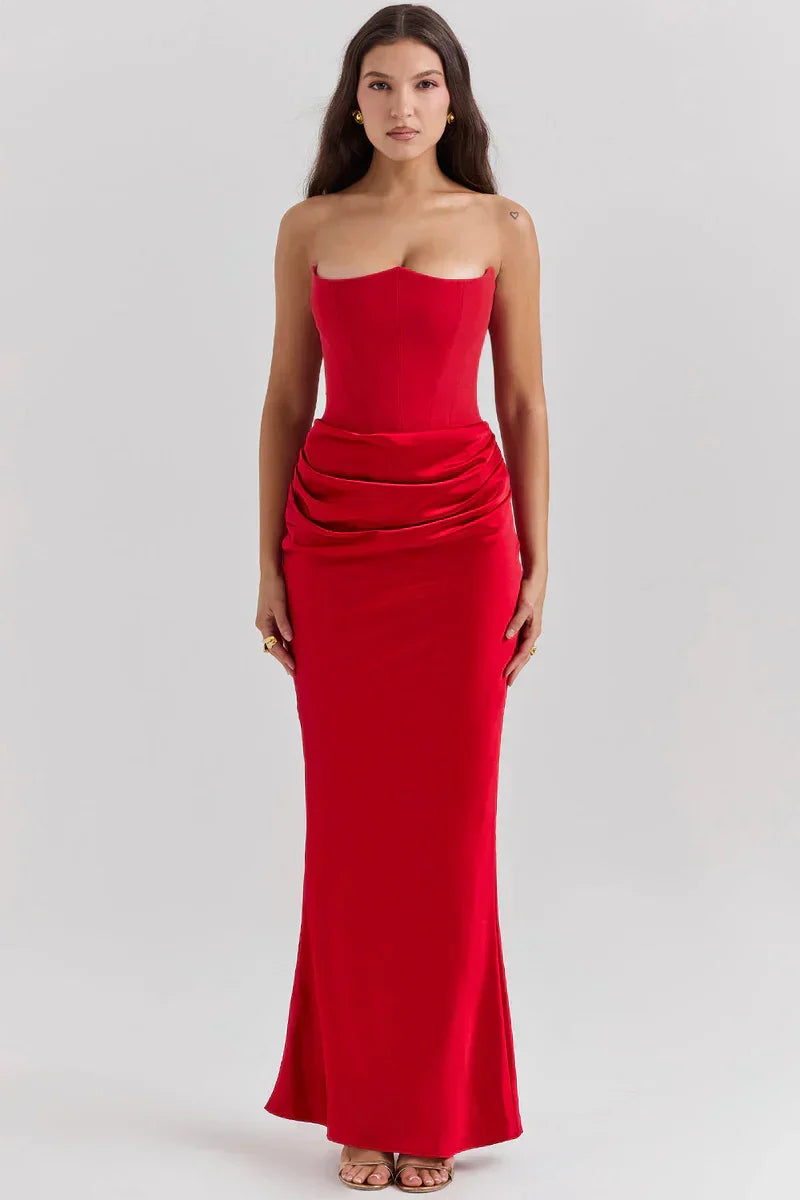 Bella Elegant Strapless Dress