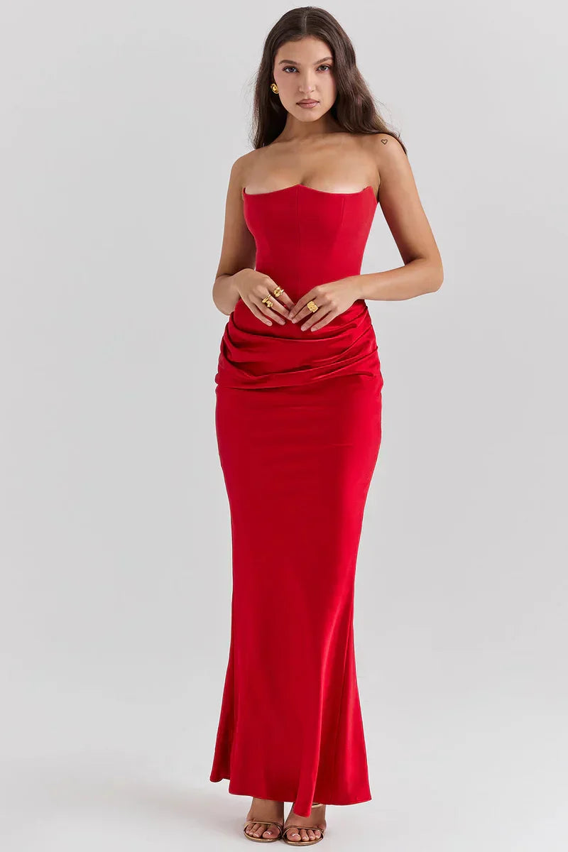 Bella Elegant Strapless Dress