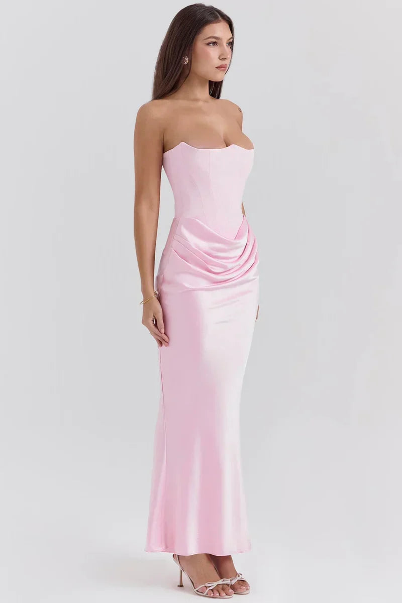 Bella Elegant Strapless Dress