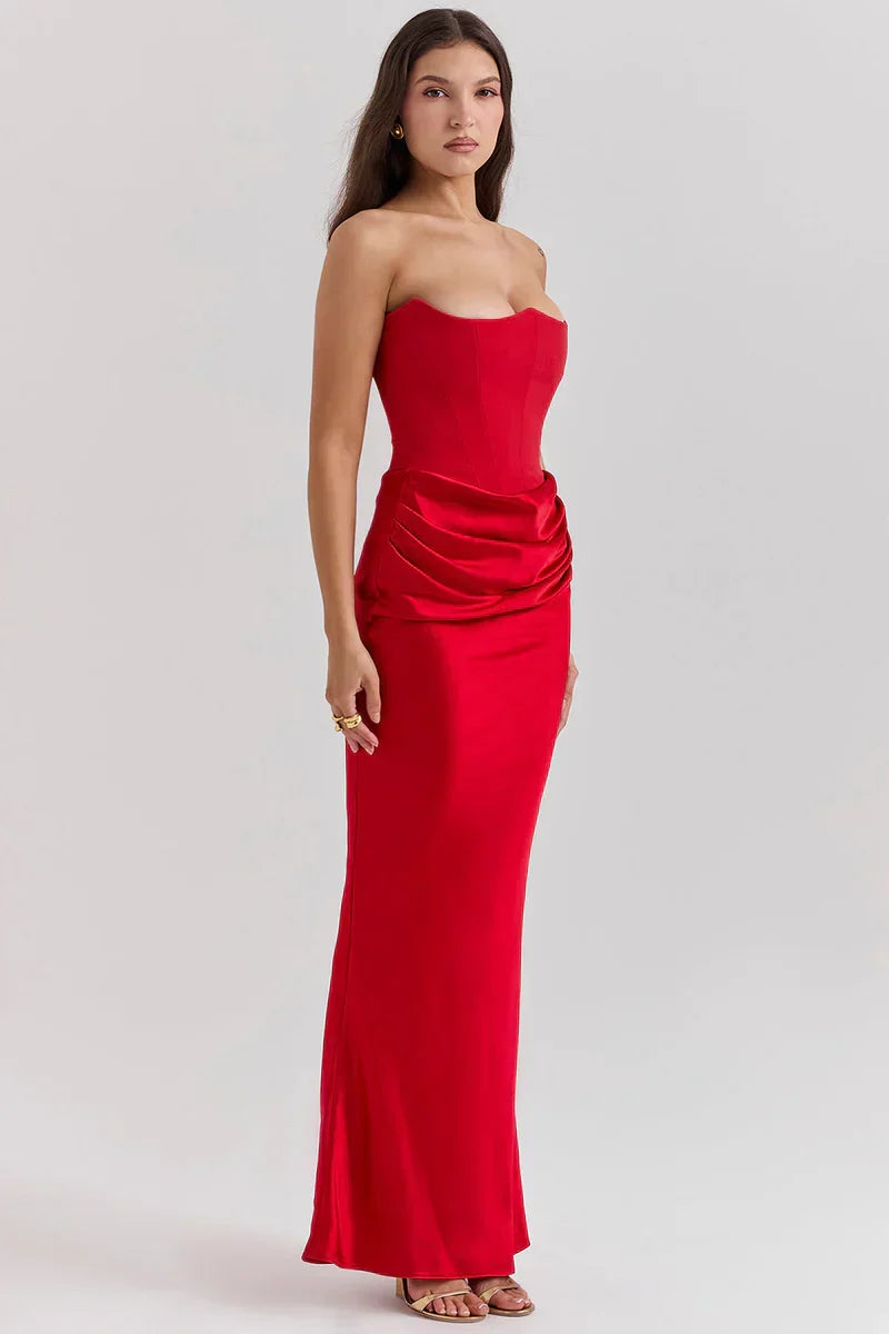 Bella Elegant Strapless Dress