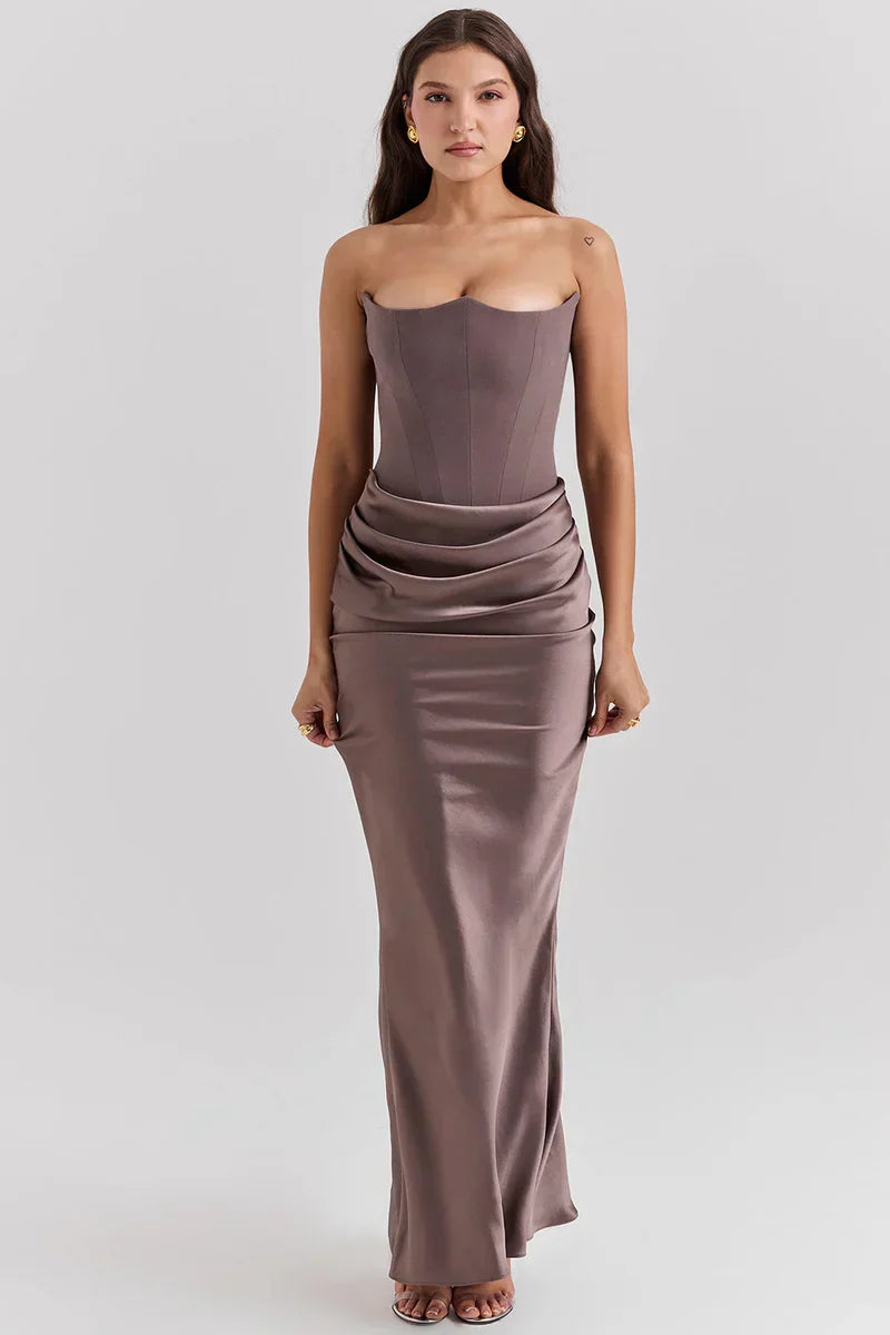 Bella Elegant Strapless Dress