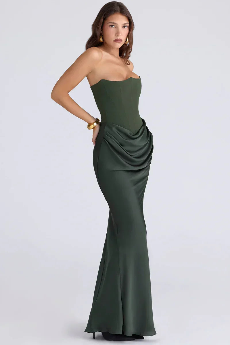 Bella Elegant Strapless Dress