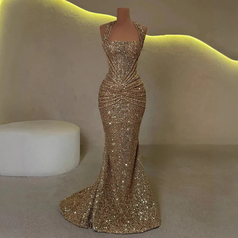 Gold Mermaid Gown