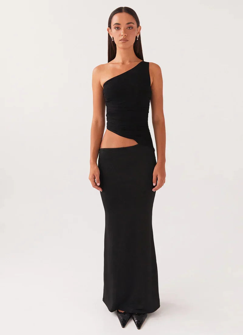 Rosie Asymmetrical Long Dress