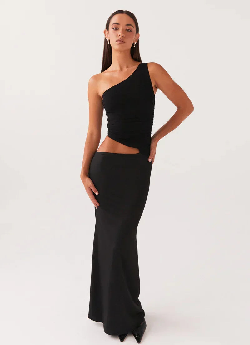 Rosie Asymmetrical Long Dress