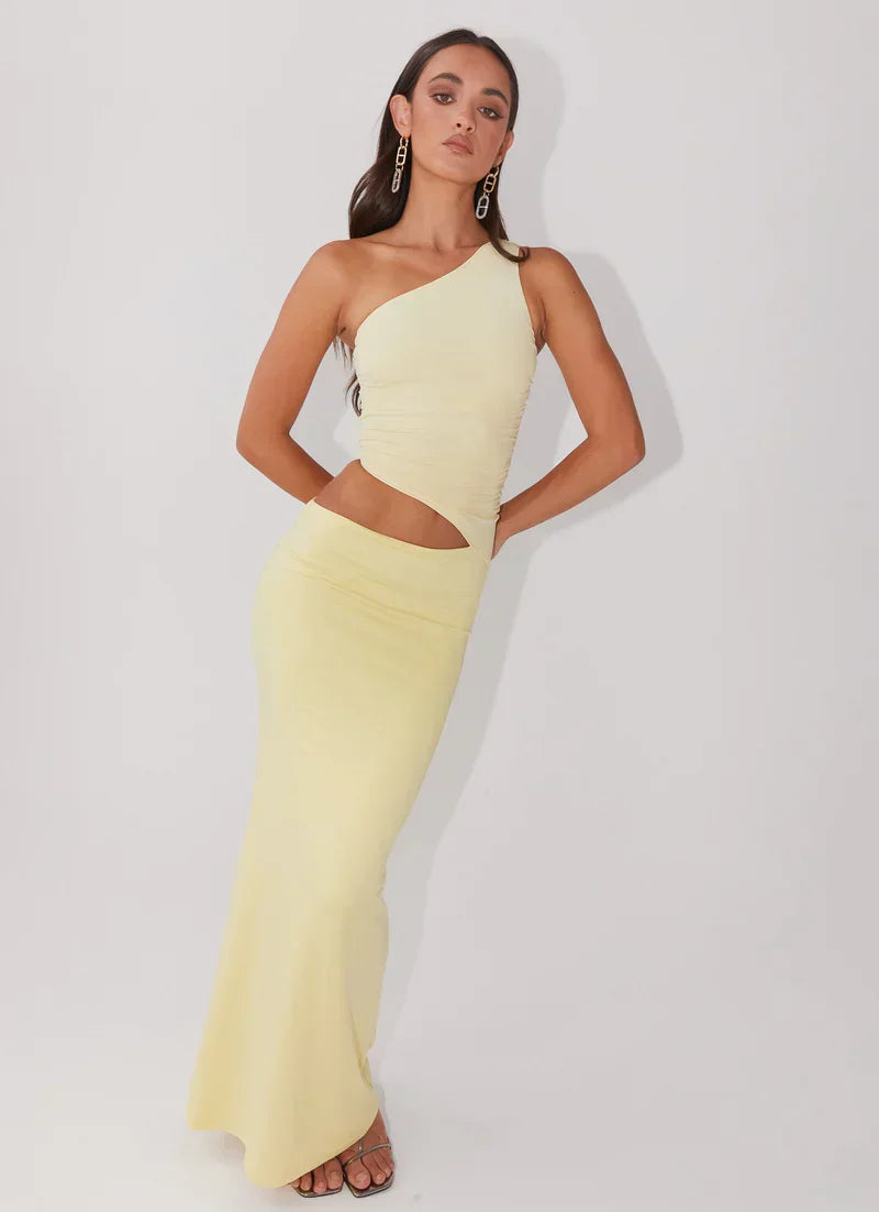 Rosie Asymmetrical Long Dress