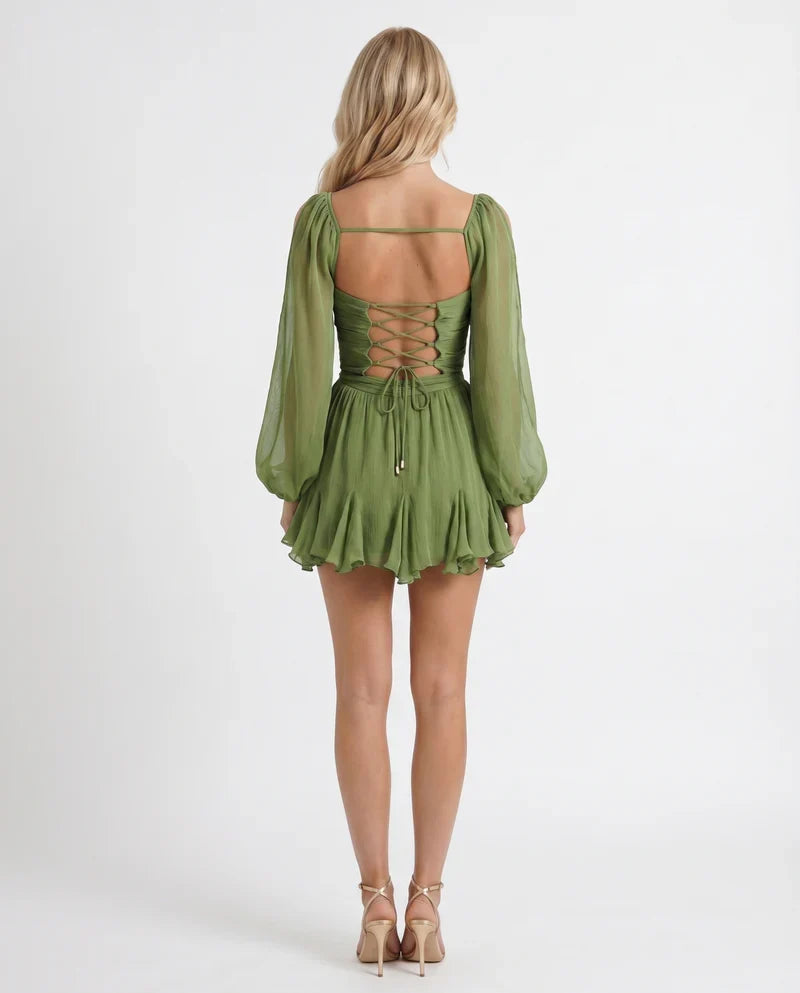 Colette Ruffle Mini Dress