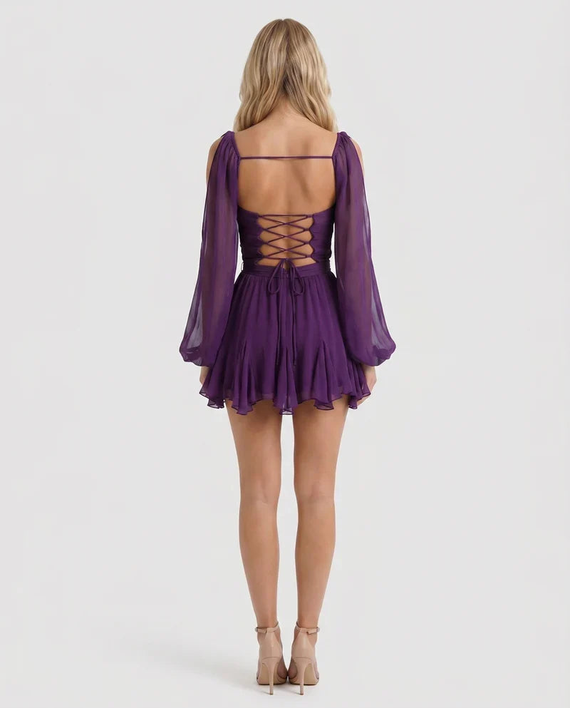 Colette Ruffle Mini Dress