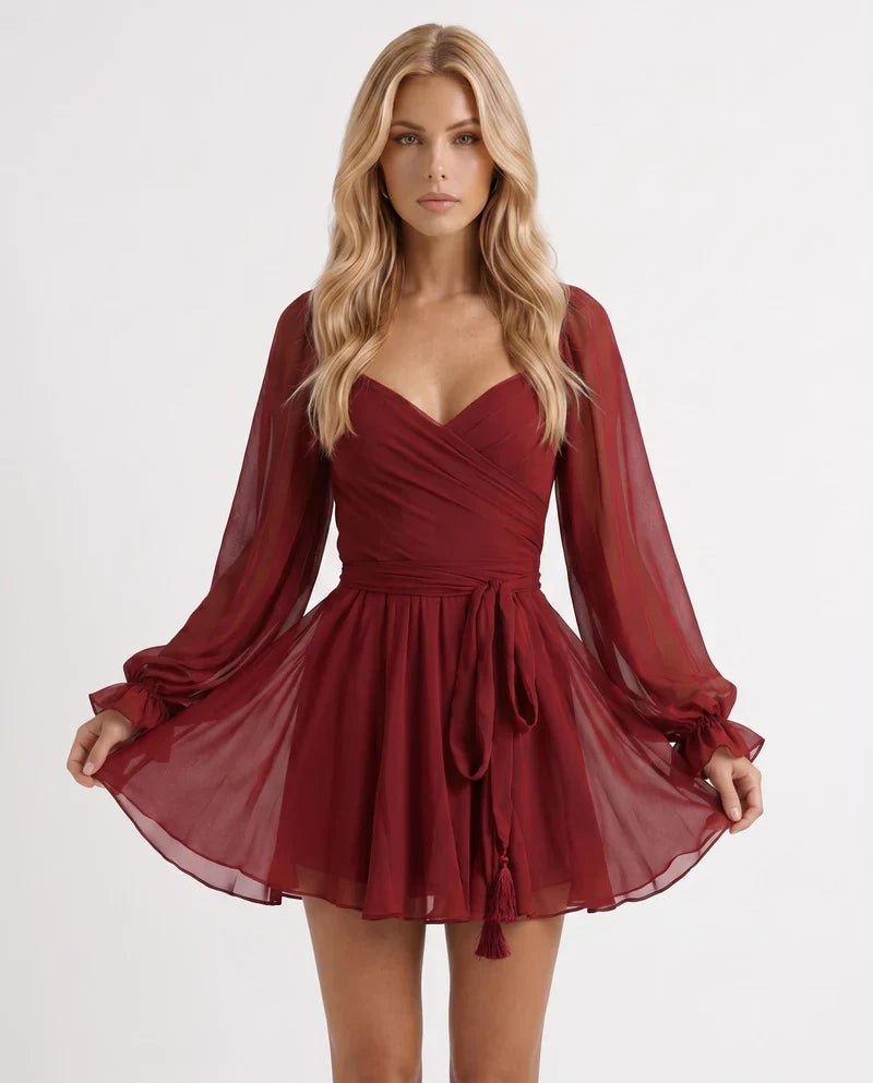 Colette Ruffle Mini Dress