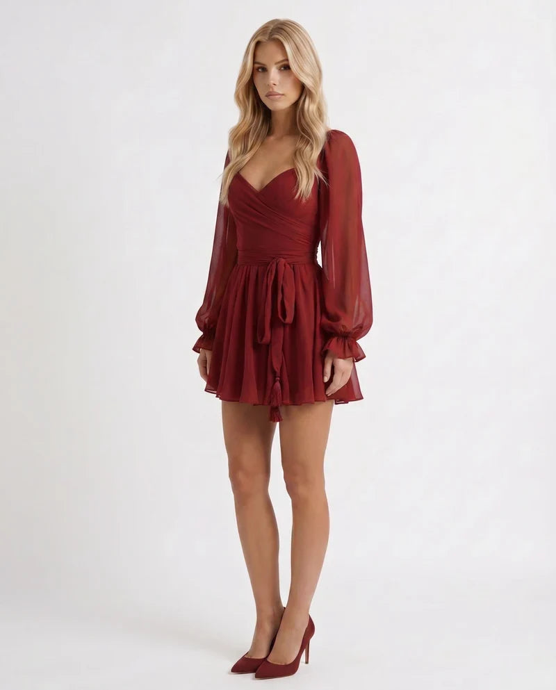 Colette Ruffle Mini Dress