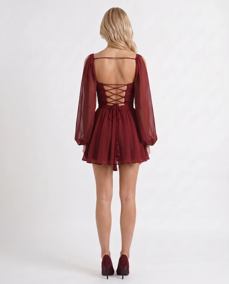 Colette Ruffle Mini Dress