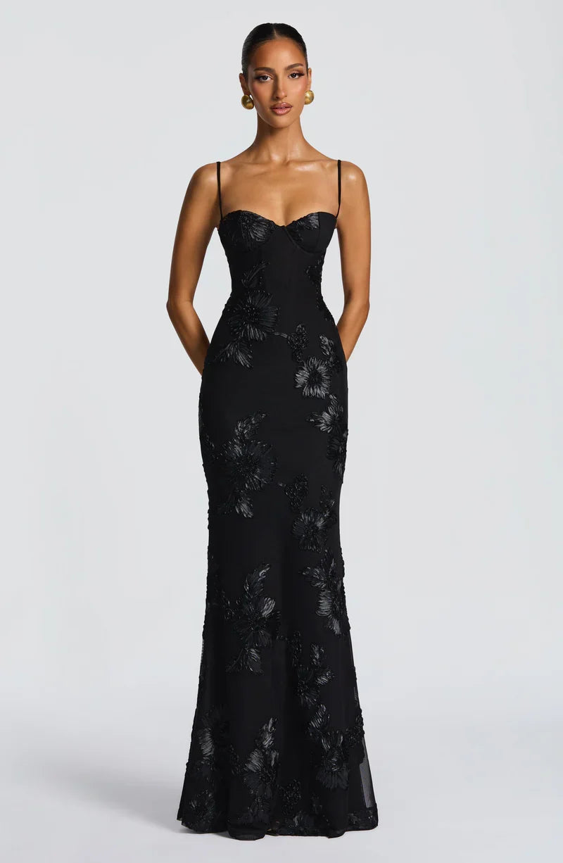 Velour Maxi Dress