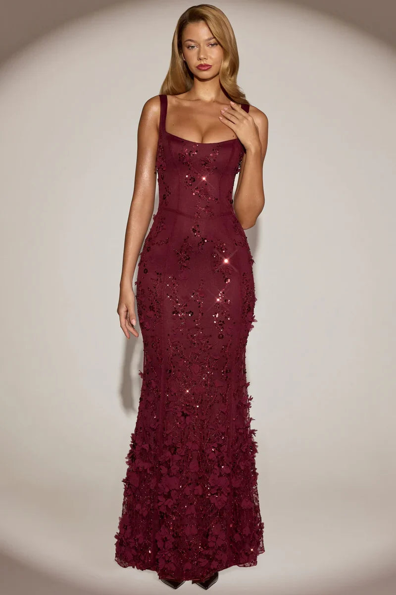 Embellished Maxi Dress