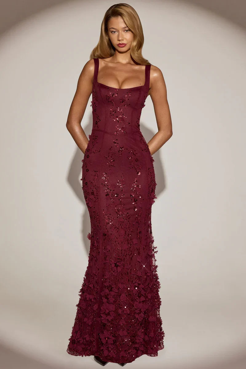 Embellished Maxi Dress