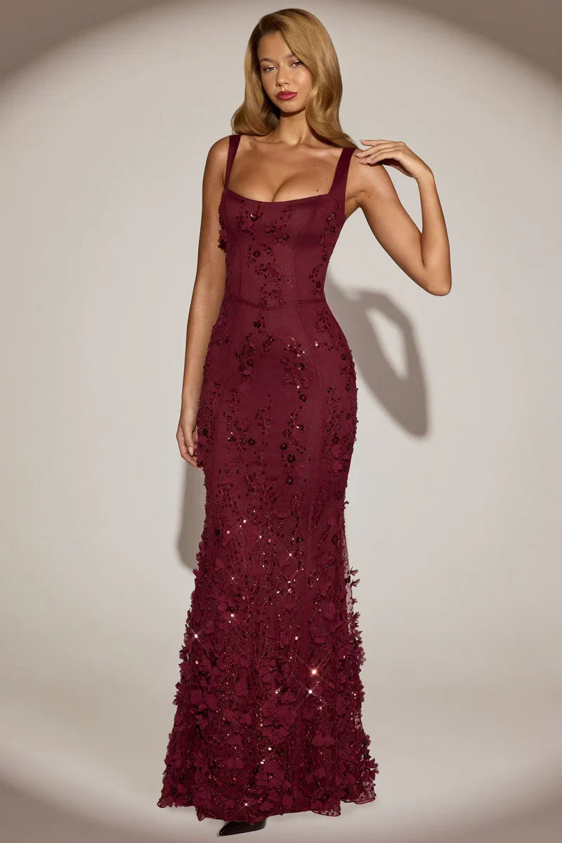 Embellished Maxi Dress