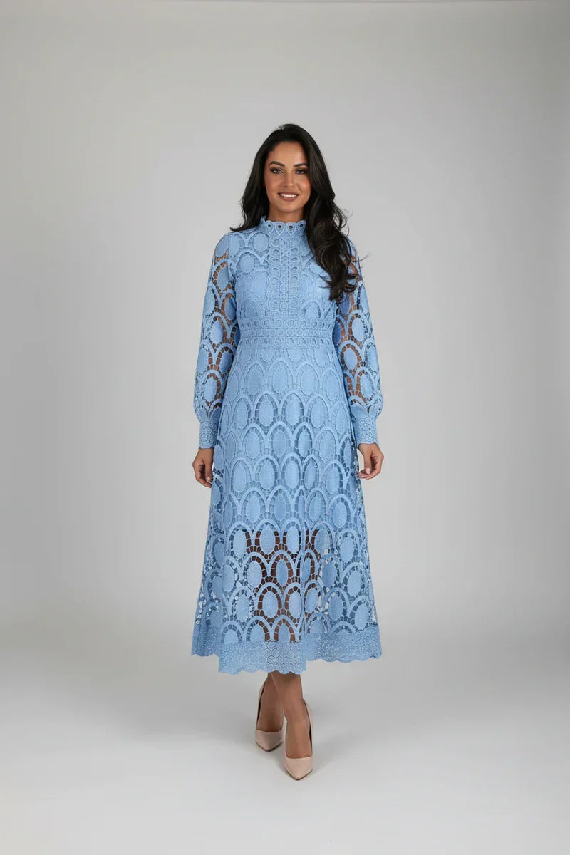 Acia Long Sleeve Lace Dress