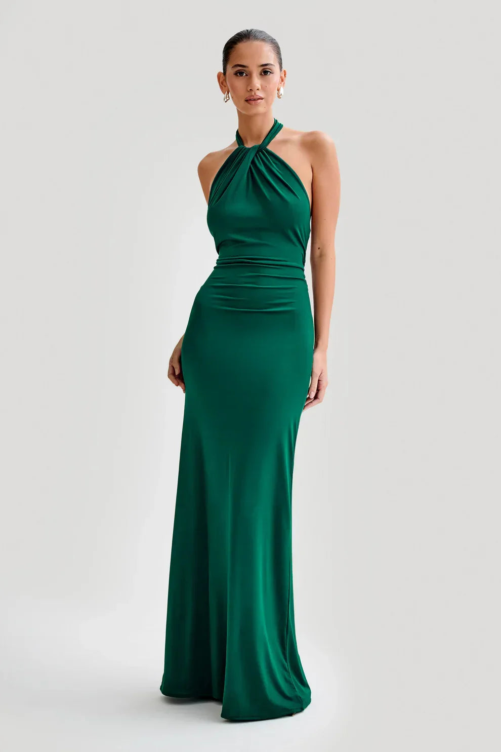 Seta Halter Maxi Dress