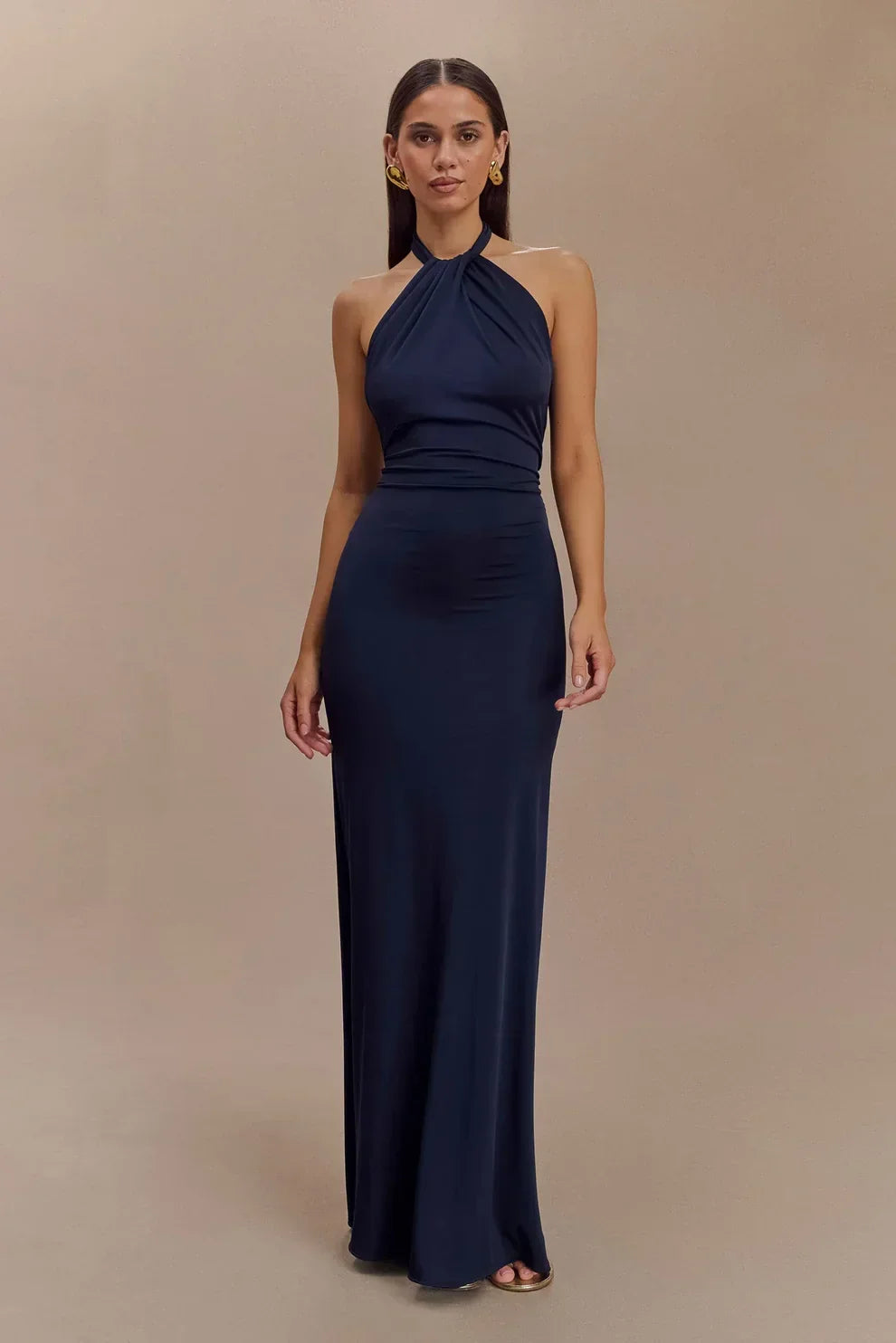 Seta Halter Maxi Dress