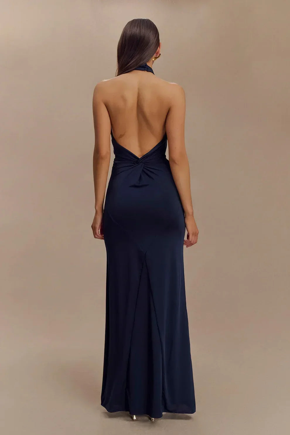 Seta Halter Maxi Dress