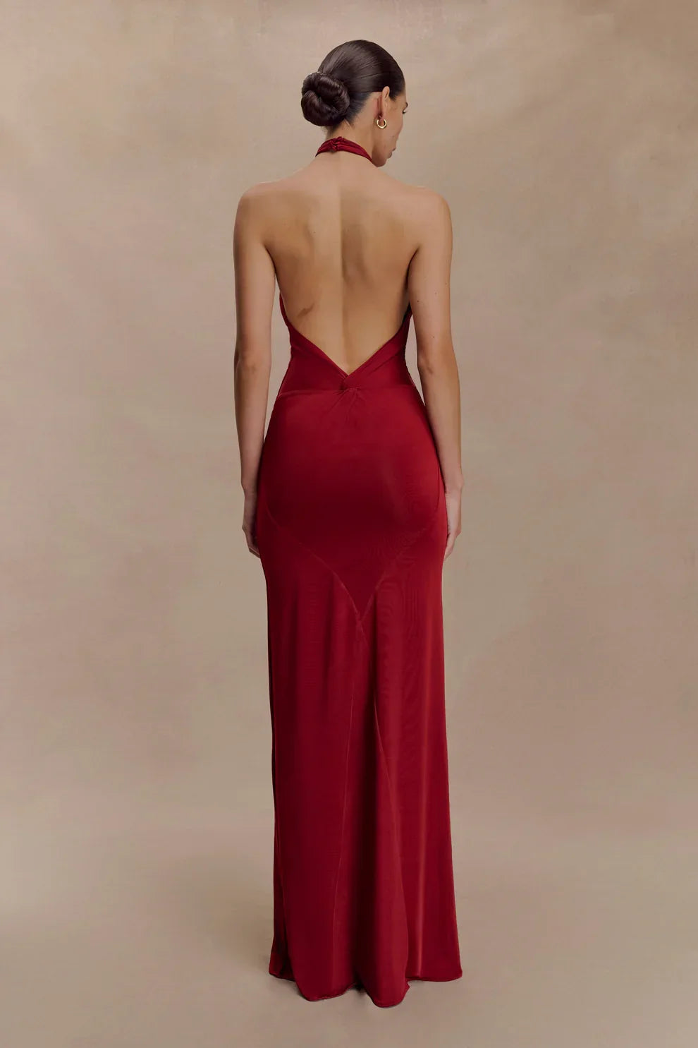 Seta Halter Maxi Dress