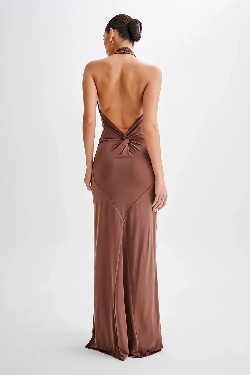 Seta Halter Maxi Dress