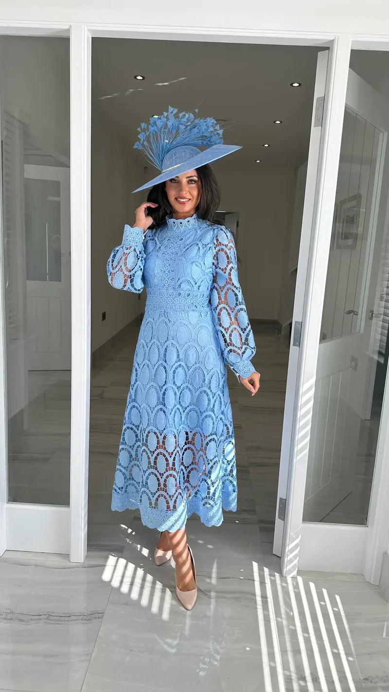 Acia Long Sleeve Lace Dress