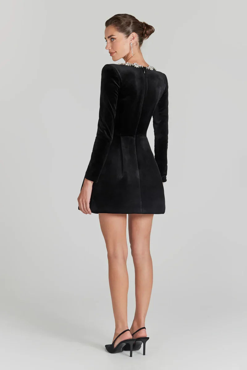 The Elodie Velvet Dress