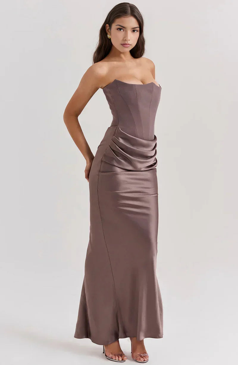 Bella Elegant Strapless Dress