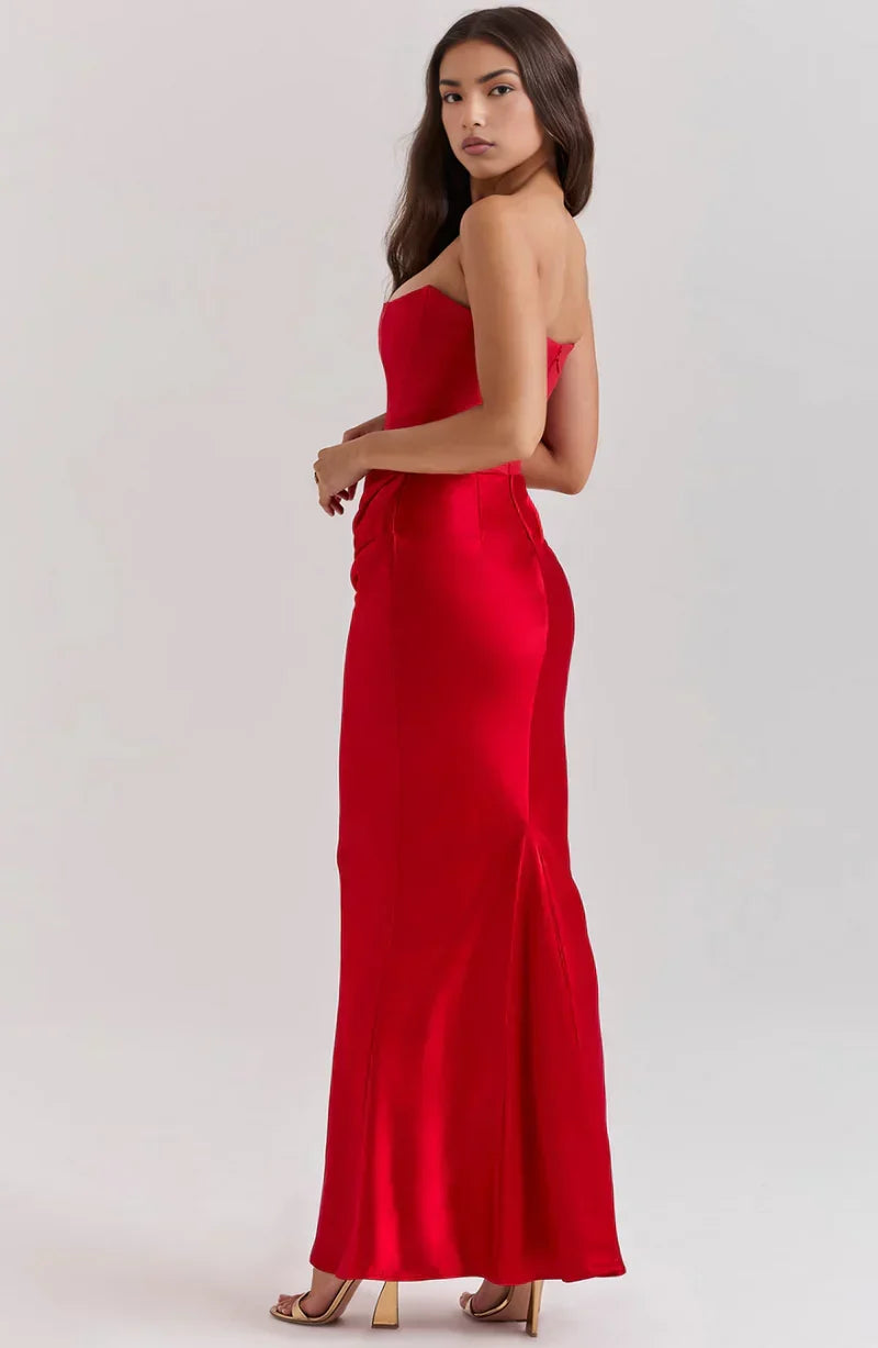Bella Elegant Strapless Dress