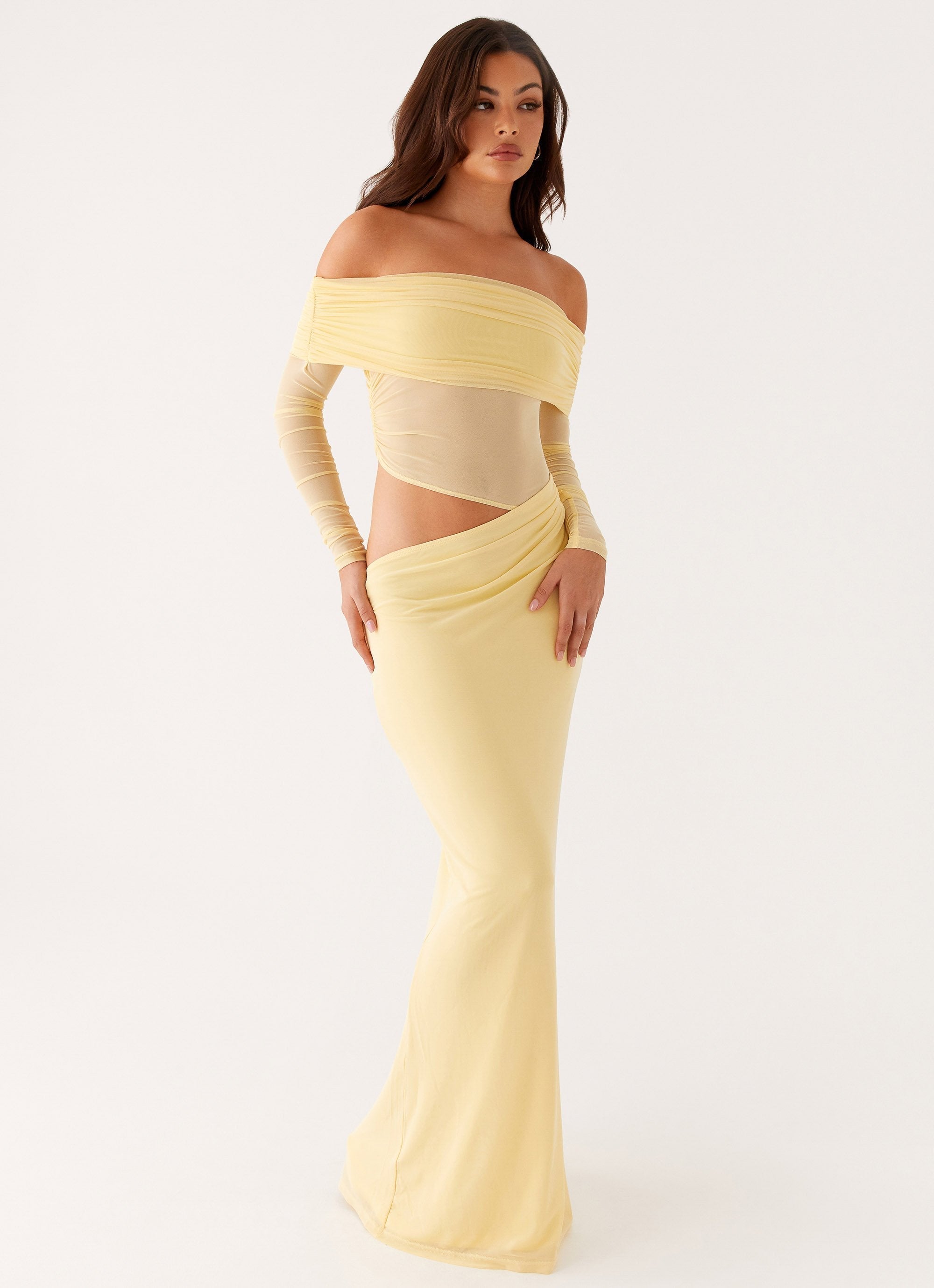Elena Off-Shoulder Maxi Dress