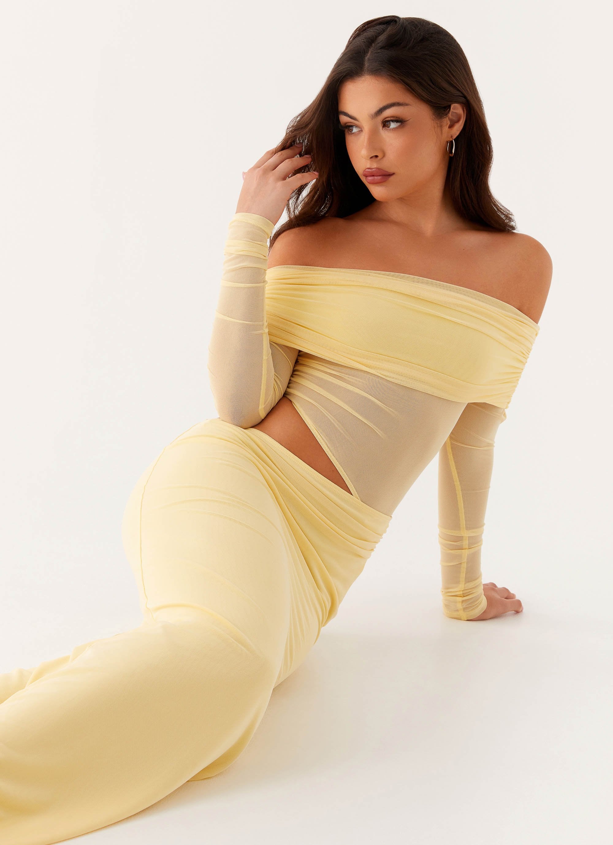 Elena Off-Shoulder Maxi Dress