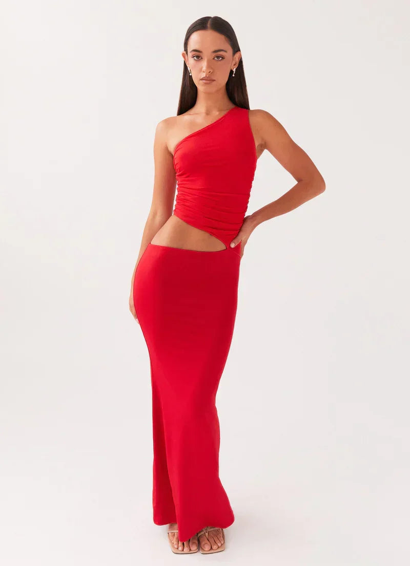 Rosie Asymmetrical Long Dress