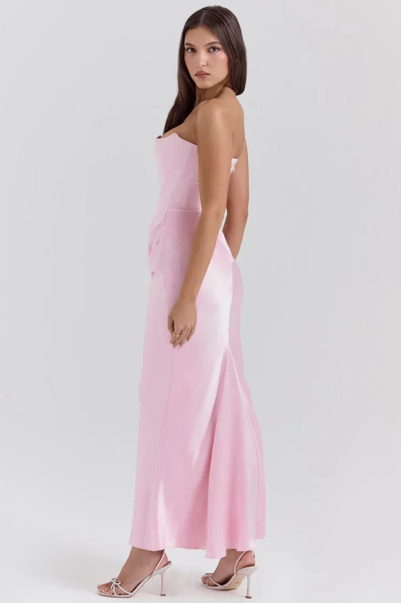 Bella Elegant Strapless Dress