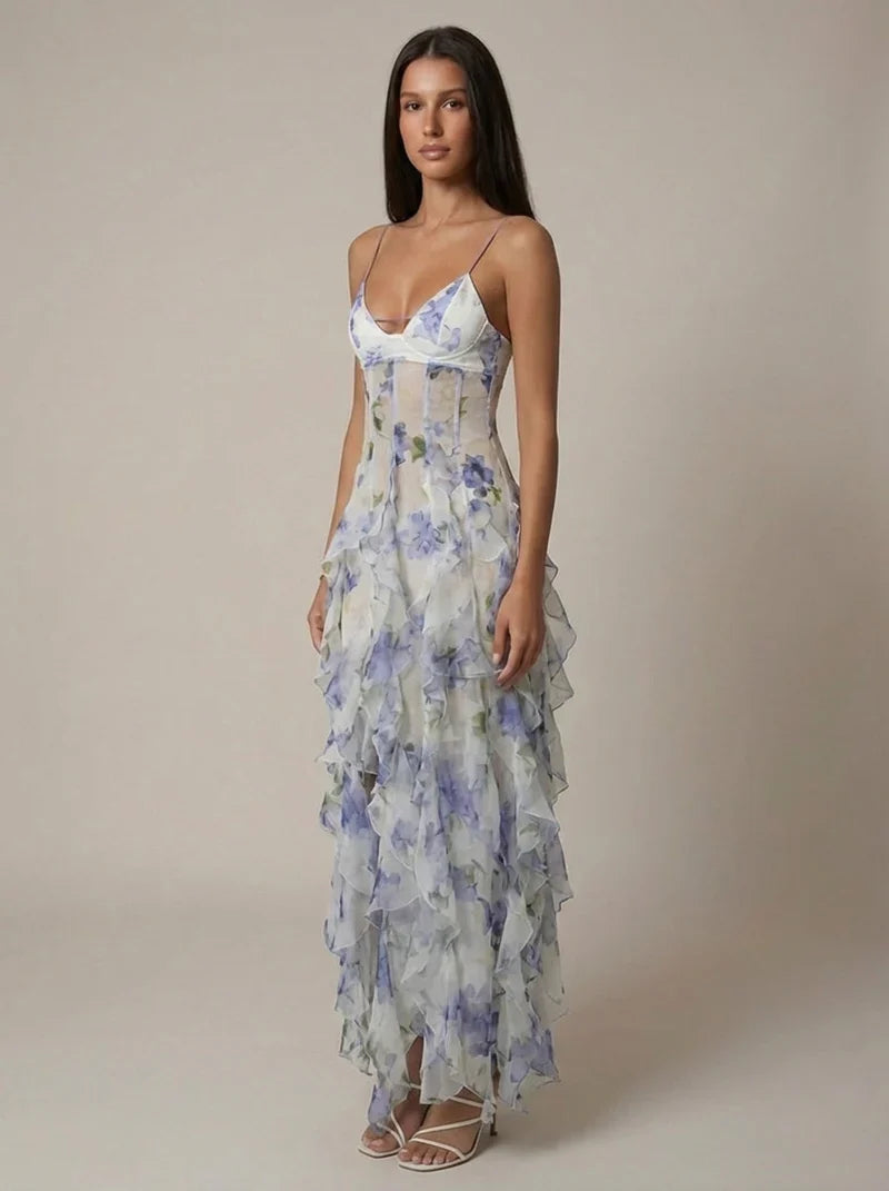 Gabrielle Ruffle Dress