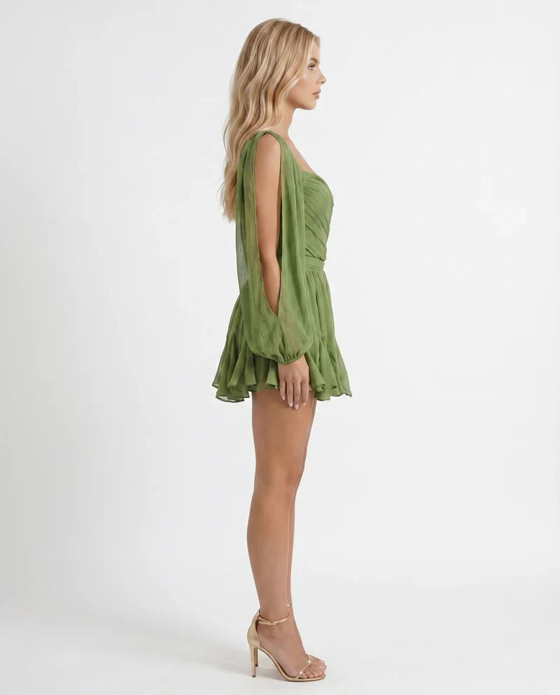 Colette Ruffle Mini Dress