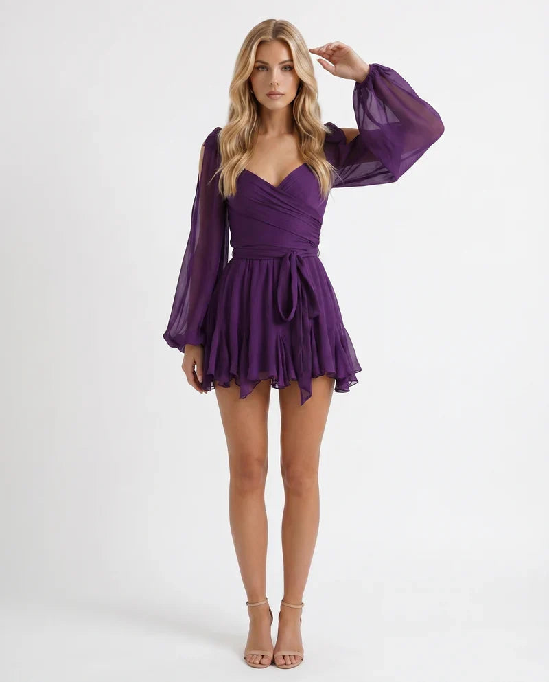 Colette Ruffle Mini Dress