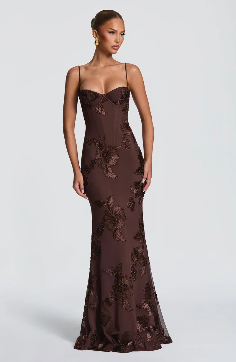 Velour Maxi Dress